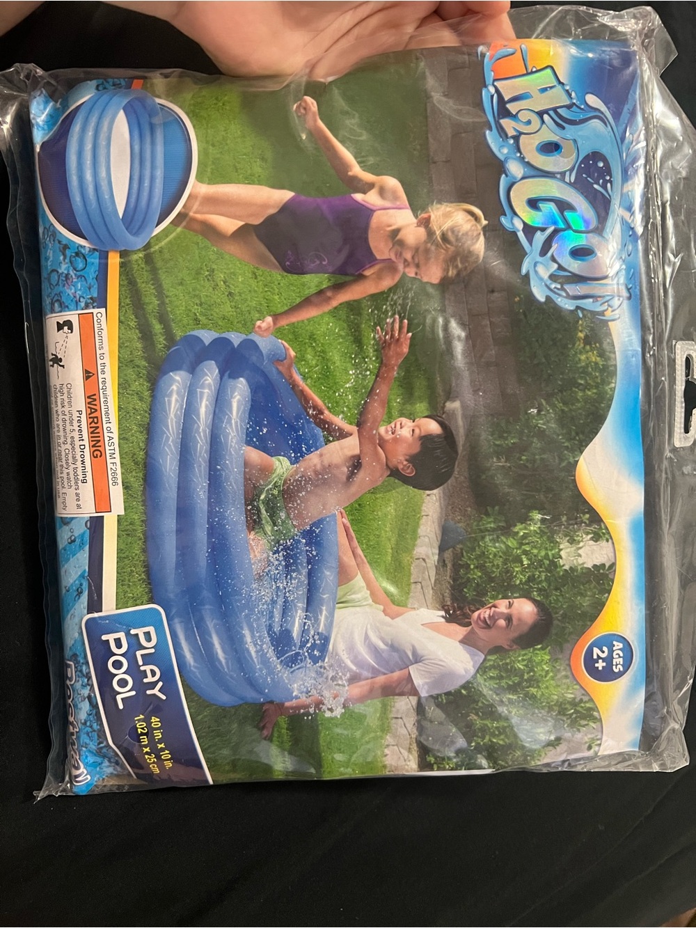 NWT Inflatable Baby Play Pool - Blue